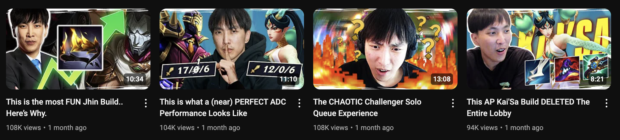 Doublelift's League of Legends channel